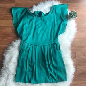 NWT Free People Green Mini Dress